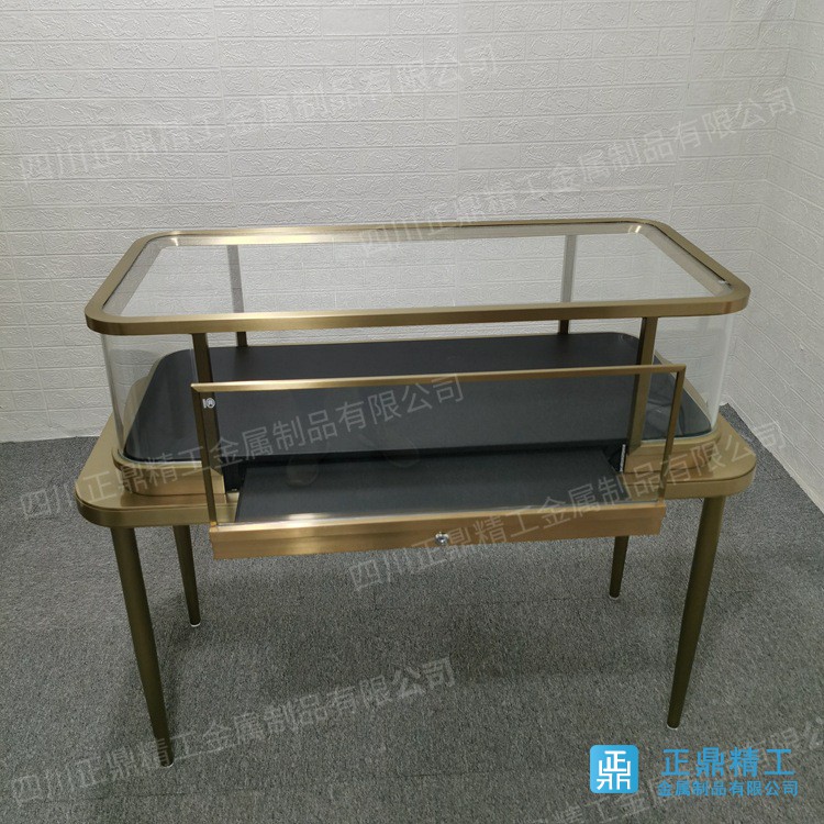 廠家批發(fā)高端珠寶展示柜玉器鉆石首飾手表陳列柜不銹鋼珠寶展柜